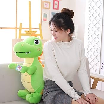 Amazon.co.jp: [LSDZW] 恐竜 恐竜 ぬいぐるみ グリーン 可愛い